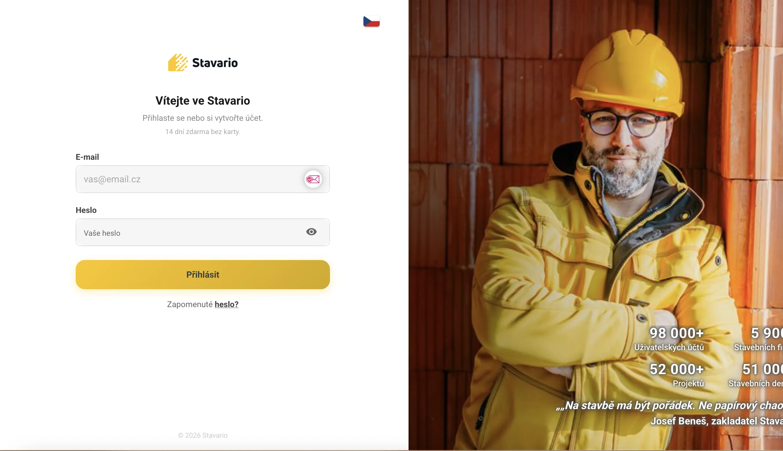 ERP platforma a vedení vývojového týmu screenshot 1